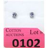 Image 1 : New 1 CT Tanzanite Sterling Silver Earrings