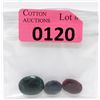 Image 1 : 54 CTW Ruby, Emerald & Sapphire Gemstones