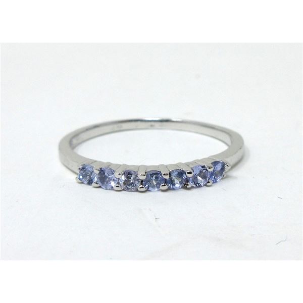 Sterling Silver Multi Tanzanite Ring