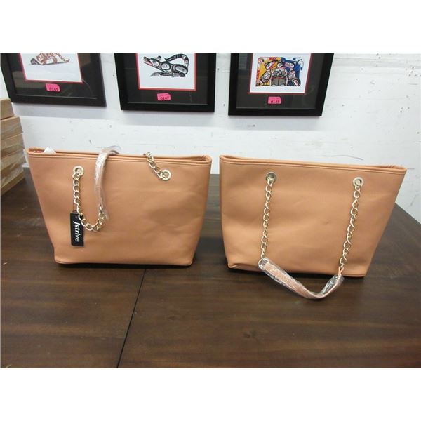 2 New Jstrive Caramel Shoulder Totes