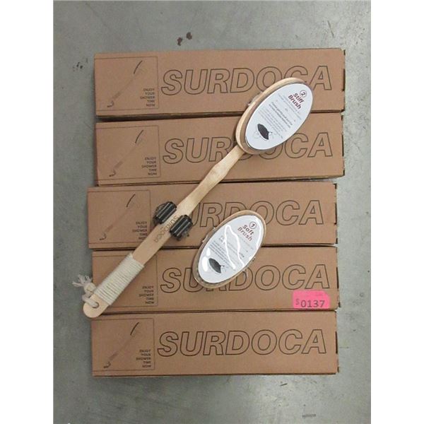 5 New SURDOCA Dry Brush / Bath Brush Sets