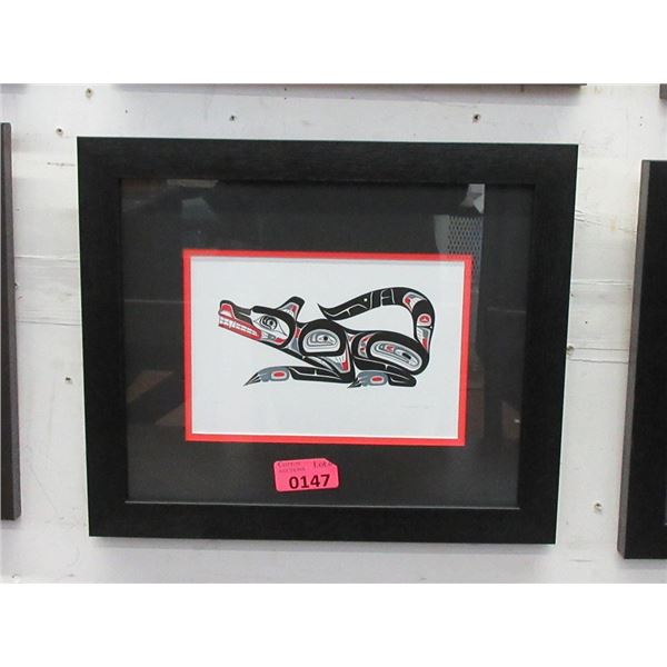 Richard Shorty Framed Print - Wolf