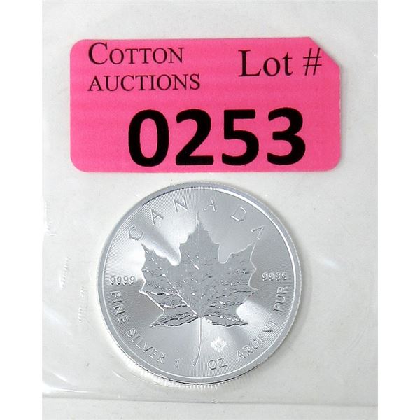 1 Oz. 2021 Canada .9999 Silver Maple Leaf Coin