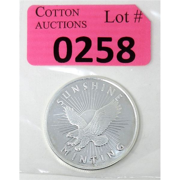 1 Oz. Sunshine Minting .999 Silver Round