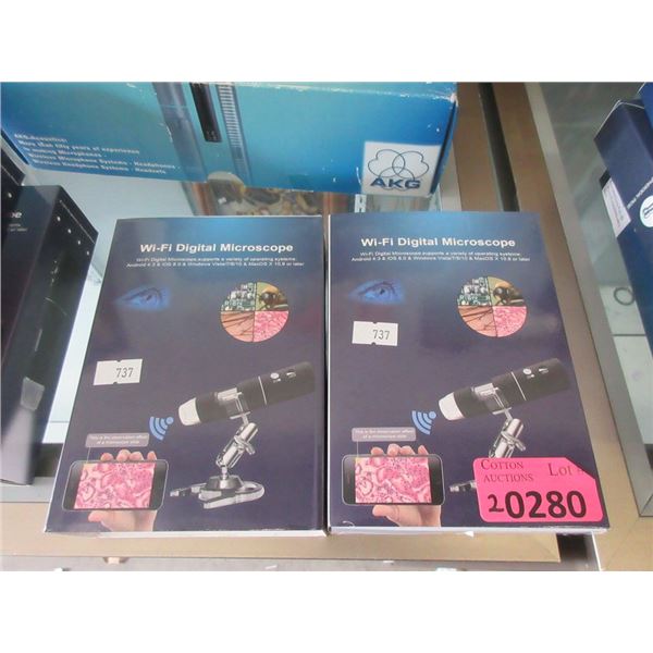 2 New WiFi Digital Microscopes