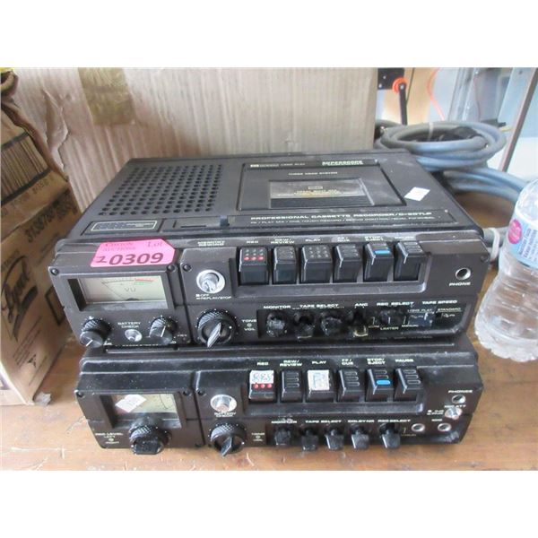 2 Marantz Superscope Cassette Machines