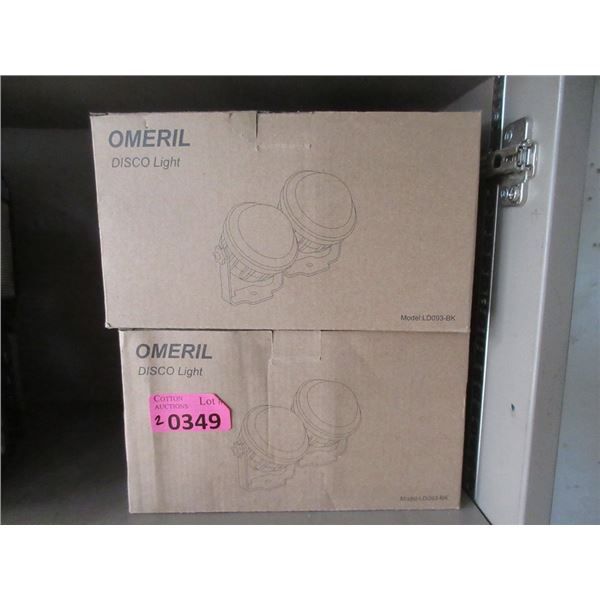 2 New Twin Packs of Omeril Disco Lights