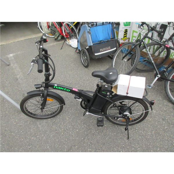 Nakto Electric Folding Bike with Key & Charger