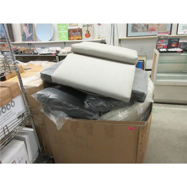 Skid of Assorted Patio Furniture Cushions