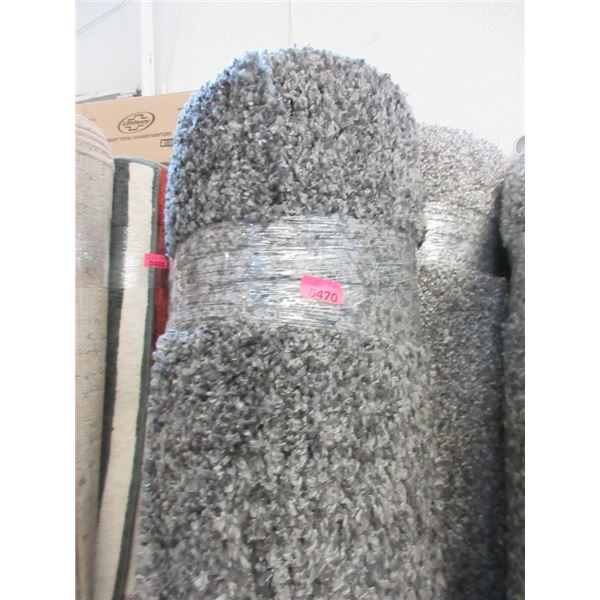 8' x 10' Charcoal Shag Area Carpet