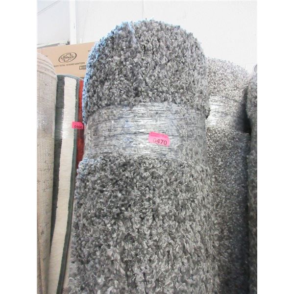 8' x 10' Charcoal Shag Area Carpet