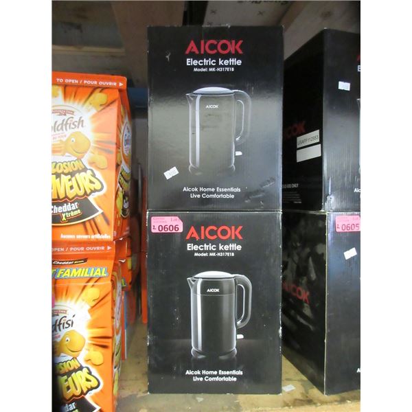 2 New Aicok Electric Kettles