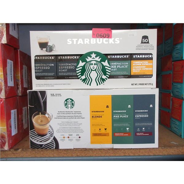 2 Starbucks Nespresso Original Variety Packs