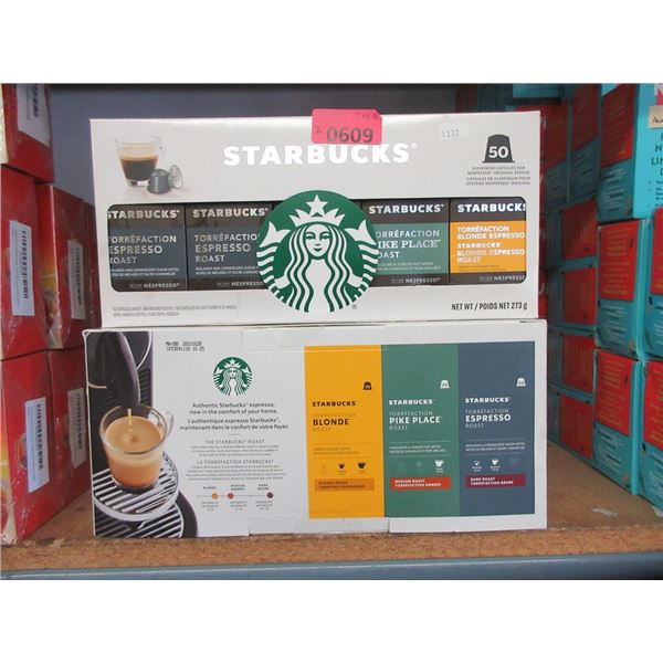 2 Starbucks Nespresso Original Variety Packs