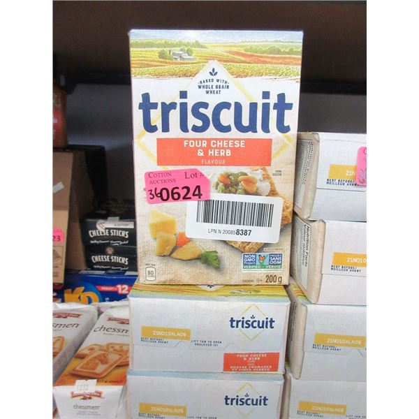 36 Boxes of Triscuit Four Herb Cheese Crackers