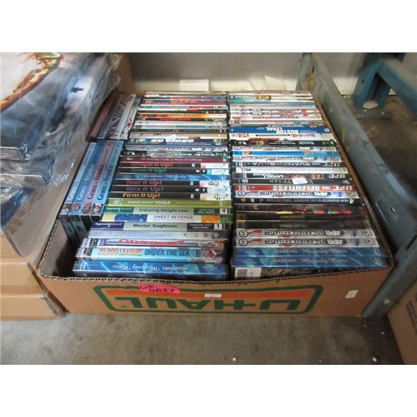 50+ Assorted DVDs & PC Games