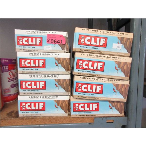 8 Boxes of Clif Coconut Chocolate Chip Bars