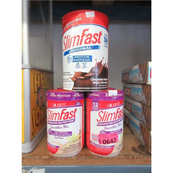 5 Containers of Slim Fast Drink Mix