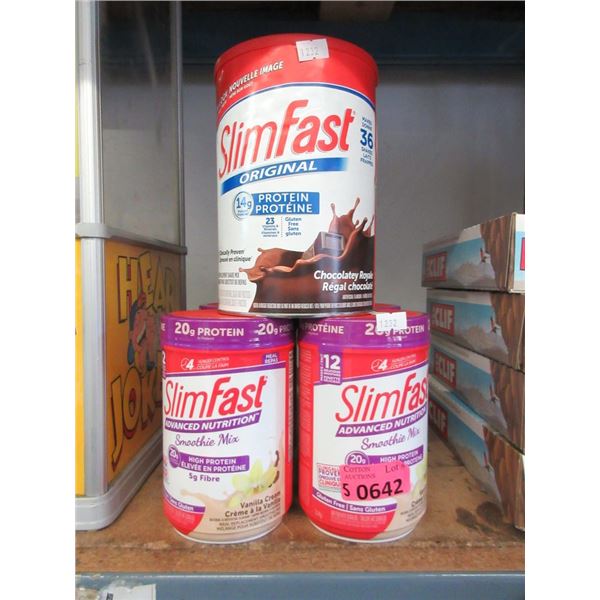 5 Containers of Slim Fast Drink Mix