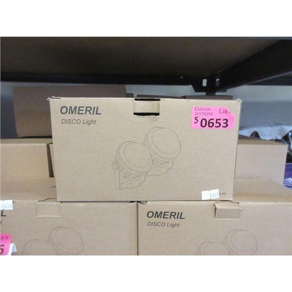 5 New Twin Packs of Omeril Disco Lights