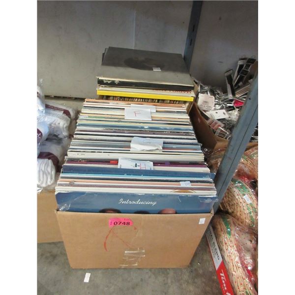 2 Boxes of Assorted LP Records - Assorted Genres