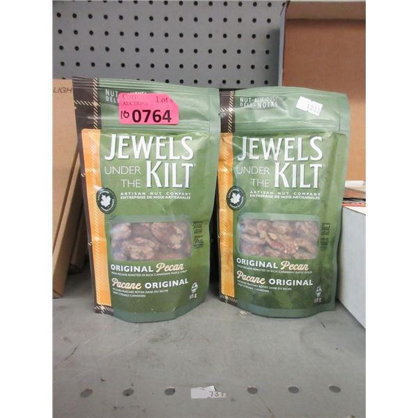 Ten 115 g Bags of Jewels Under the Kilt Pecans