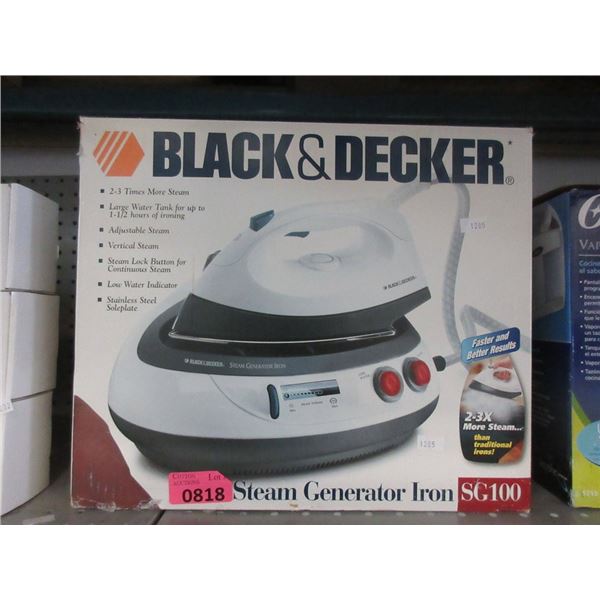 Black & Decker Steam Generator Iron