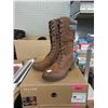 Image 1 : Pair of Ladies Size 7 Yellow Brand Winter Boots