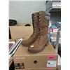 Image 1 : Pair of Ladies Size 7 Yellow Brand Winter Boots