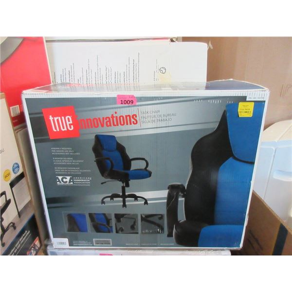 Black and Blue Office Chair - Unassembled in Box