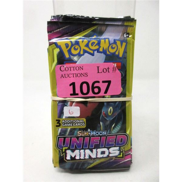 20 Sealed Packages of 3 Pokemon Cards