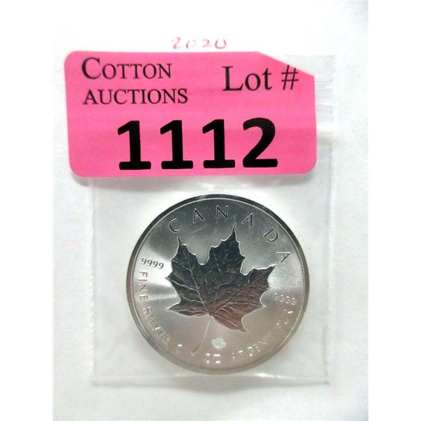 1 Oz. Fine Silver 2020 Canada Maple Leaf Coin