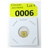 Image 1 : 1 Gram Geiger Edelmetalle .9999 Gold Bar