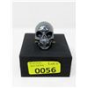 Image 1 : Carved Hematite Gemstone Skull - 1" x 1.5" x 2"