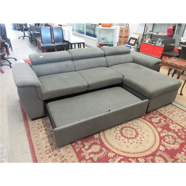 Pull Out Sleeper Sofa - Storage in Chaise