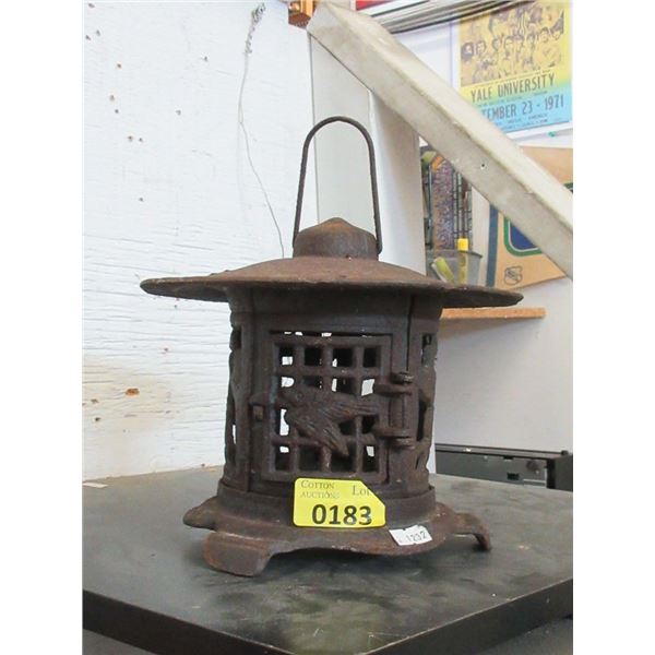 Cast Iron 7  Patio Lantern