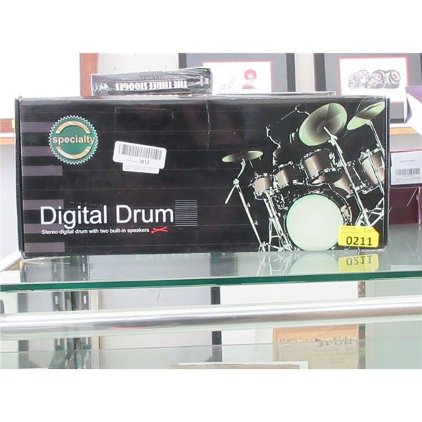 Stereo Digital Drum with Built In Speakers