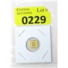 Image 1 : 1 Gram Geiger Edelmetalle .9999 Gold Bar