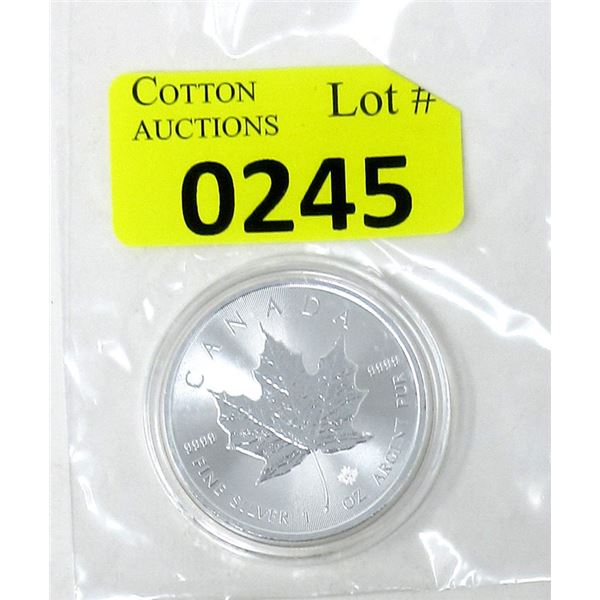 1 Oz. 2020 Canada .9999 Silver Maple Leaf Coin