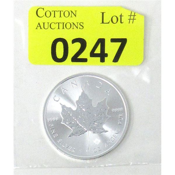 1 Oz. 2021 Canada .9999 Silver Maple Leaf Coin