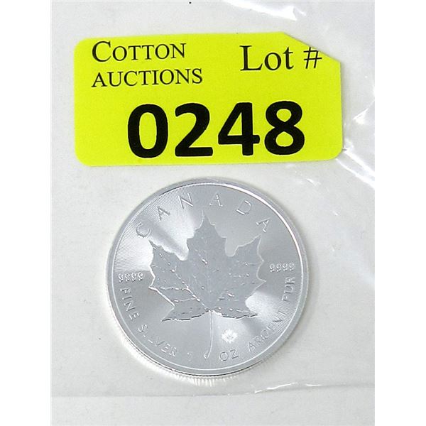 1 Oz. 2021 Canada .9999 Silver Maple Leaf Coin