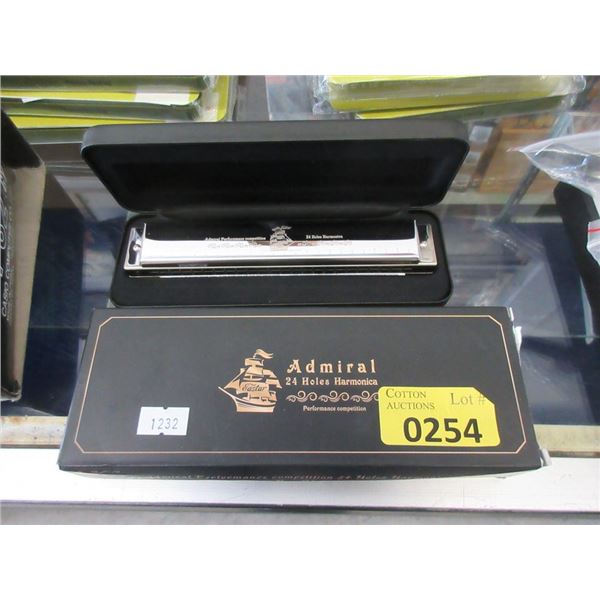 New Admiral 24 Hole Competition Harmonica