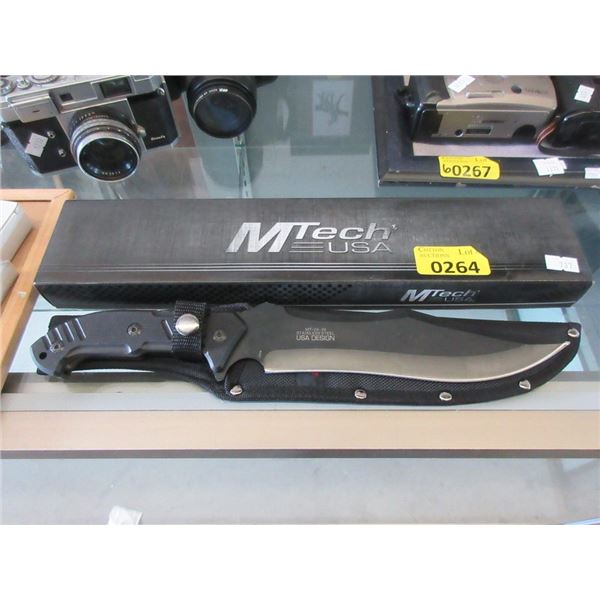 New in Box M-Tech Knife with 8" Blade