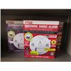 Image 1 : 2 Kidde Hardwire Smoke & 1 Combo Alarm