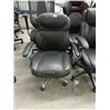 Image 1 : Black Bonded Leather Office Chair