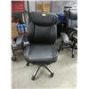 Image 1 : Black Bonded Leather Office Chair