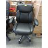 Image 1 : Black Bonded Leather Office Chair