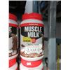 Image 1 : 3 Muscle Milk Chocolate Protein Powder