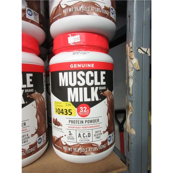 3 Muscle Milk Chocolate Protein Powder