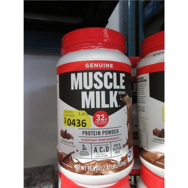 3 Muscle Milk Chocolate Protein Powder